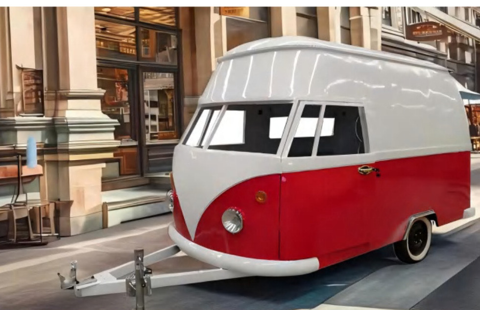 Deli Star Trailer Retro Minivan HR 4300 Towable - EU Standards - 자판기 트레일러 : 사진 3 Deli Star Trailer Retro Minivan HR 4300 Towable - EU Standards - 자판기 트레일러 : 사진 3