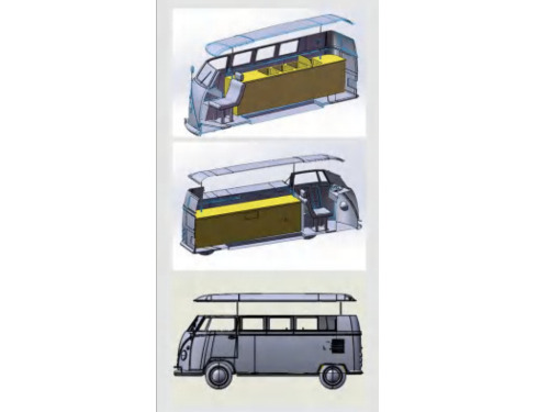 신규 자판기 트레일러 Deli Star Trailer Retro Minivan LR 4300 Electric - EU standards : 사진 7