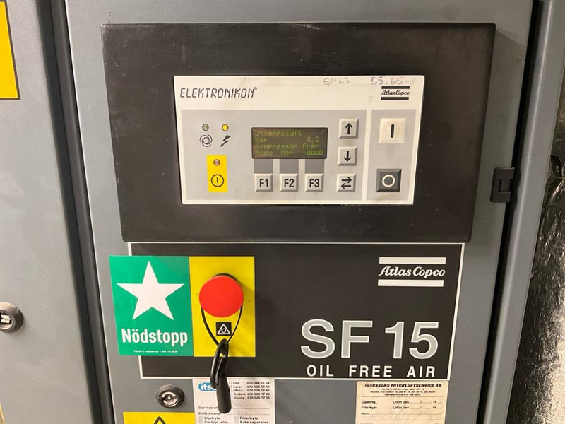 Atlas-Copco SF 15 - 공기 압축기 : 사진 4 Atlas-Copco SF 15 - 공기 압축기 : 사진 4