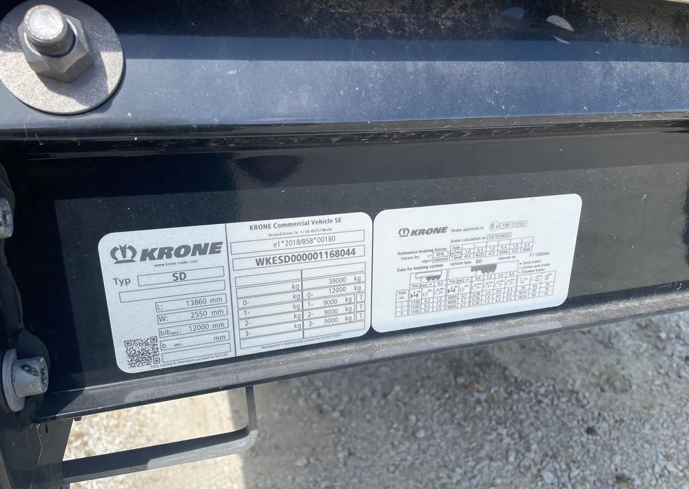 커튼사이더 세미 트레일러 Krone MEGA/ BURTOFIRANA! : 사진 7