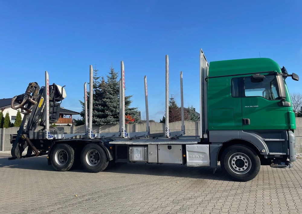 MAN TGX 26.500, 6x4, HDS EPSILOM M12Z, do transportu drewna. - 목재 트럭, 크레인 트럭 : 사진 4 MAN TGX 26.500, 6x4, HDS EPSILOM M12Z, do transportu drewna. - 목재 트럭, 크레인 트럭 : 사진 4