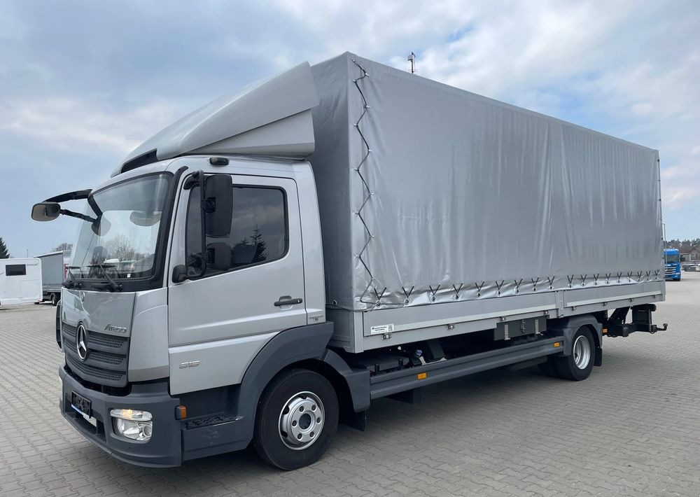 Mercedes-Benz ATEGO 818 KLIMA, WEBASTO - 커튼사이더 트럭 : 사진 2 Mercedes-Benz ATEGO 818 KLIMA, WEBASTO - 커튼사이더 트럭 : 사진 2