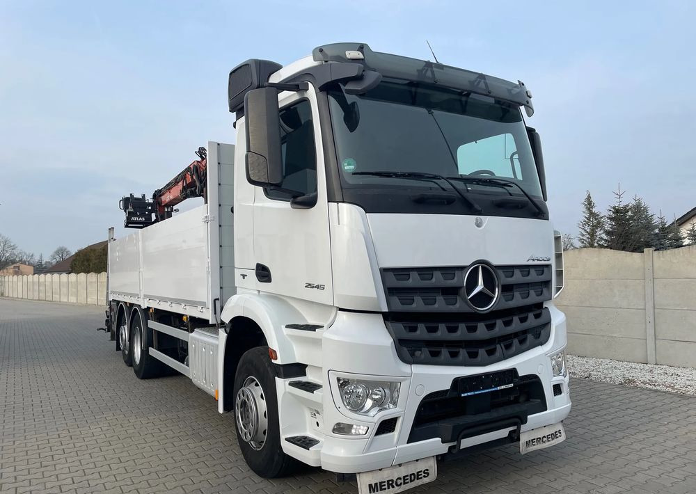 Mercedes-Benz Arocs 2545, HDS ATLAS 186.3 - PILOT - 드롭사이드/ 플랫베드 트럭, 크레인 트럭 : 사진 3 Mercedes-Benz Arocs 2545, HDS ATLAS 186.3 - PILOT - 드롭사이드/ 플랫베드 트럭, 크레인 트럭 : 사진 3