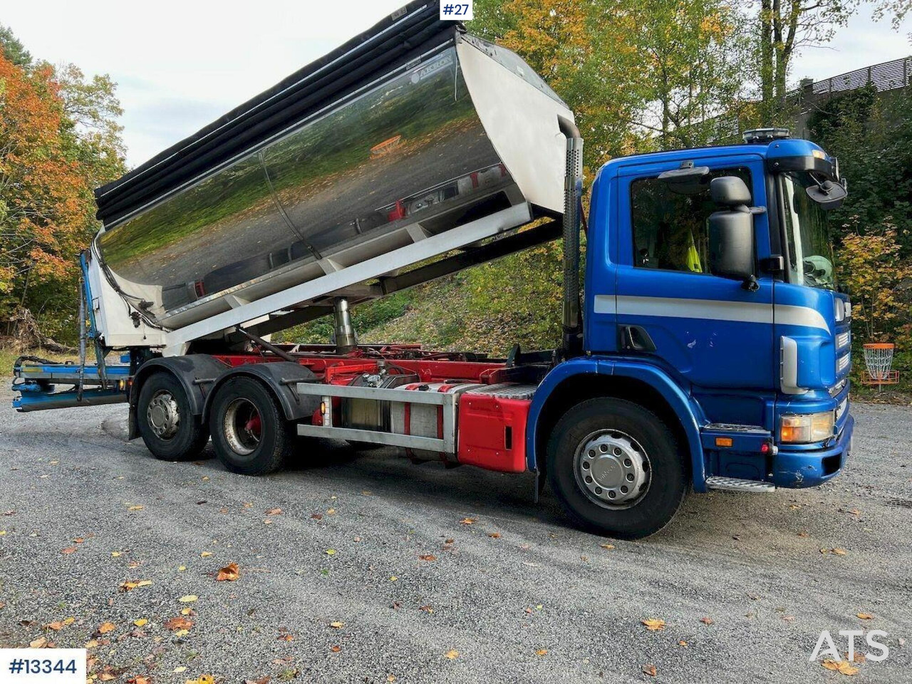 2002 Scania P94G asphalt sprider WATCH VIDEO - 아스팔트 살폭;; : 사진 1 2002 Scania P94G asphalt sprider WATCH VIDEO - 아스팔트 살폭;; : 사진 1