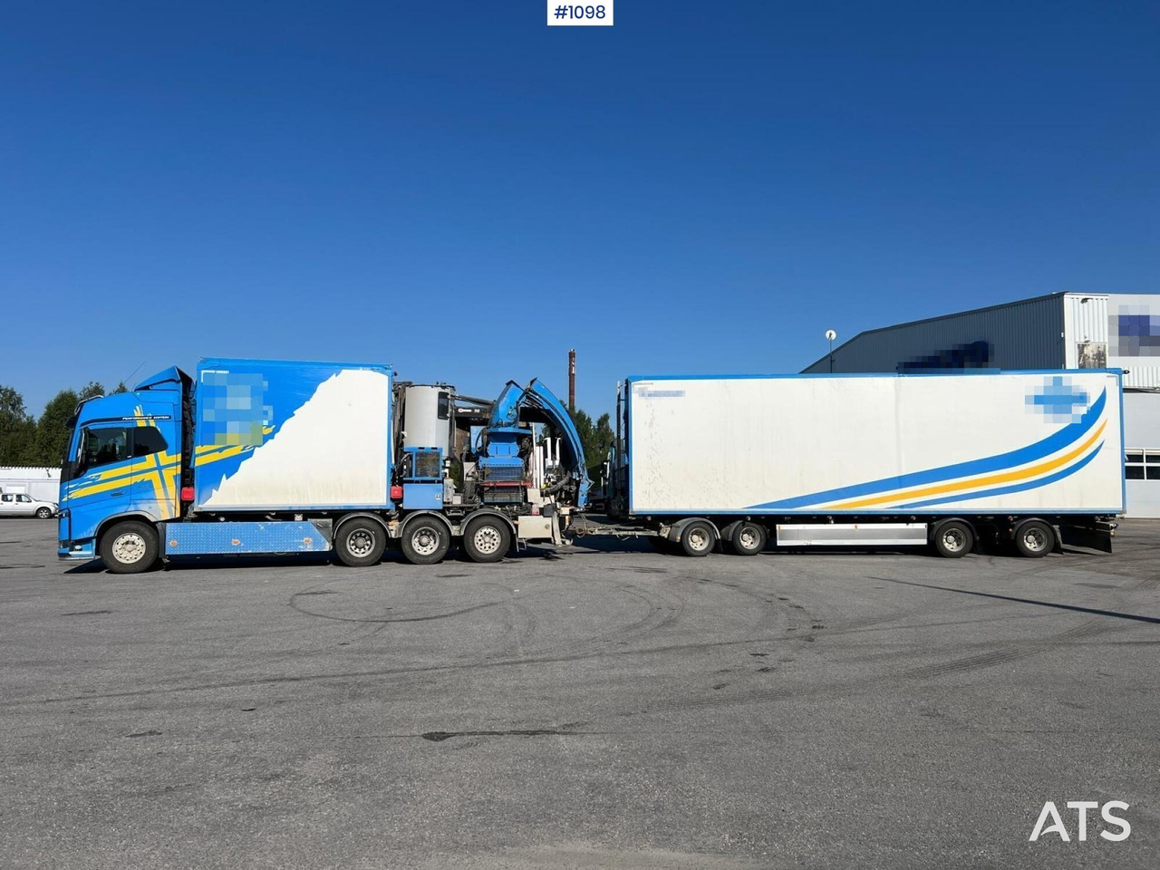 Volvo FH16 8*4 Flishugg - 톱밥 제조기 : 사진 1 Volvo FH16 8*4 Flishugg - 톱밥 제조기 : 사진 1