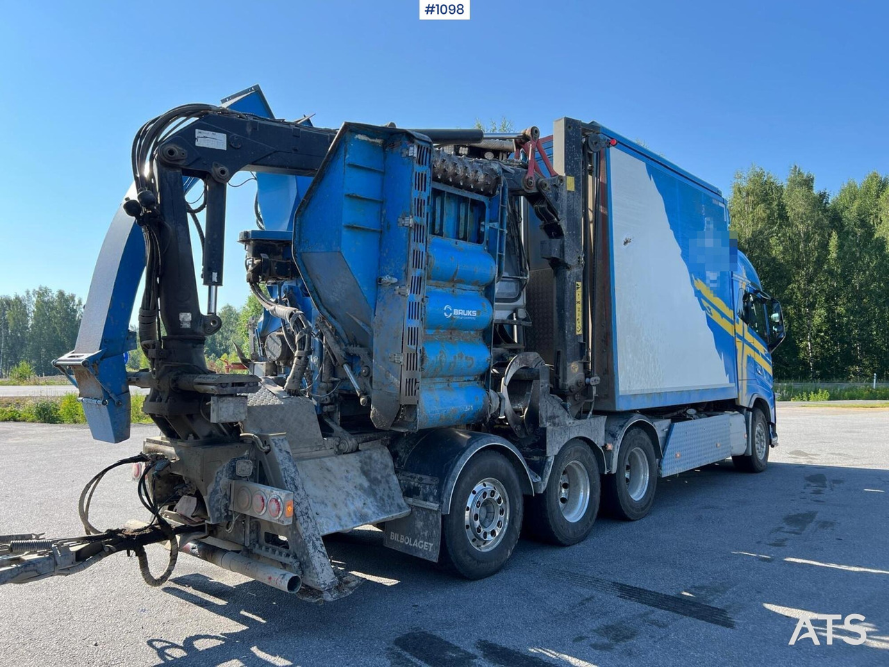 Volvo FH16 8*4 Flishugg - 톱밥 제조기 : 사진 4 Volvo FH16 8*4 Flishugg - 톱밥 제조기 : 사진 4