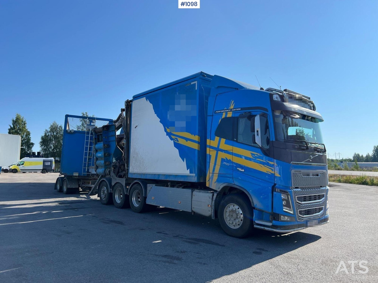 Volvo FH16 8*4 Flishugg - 톱밥 제조기 : 사진 2 Volvo FH16 8*4 Flishugg - 톱밥 제조기 : 사진 2