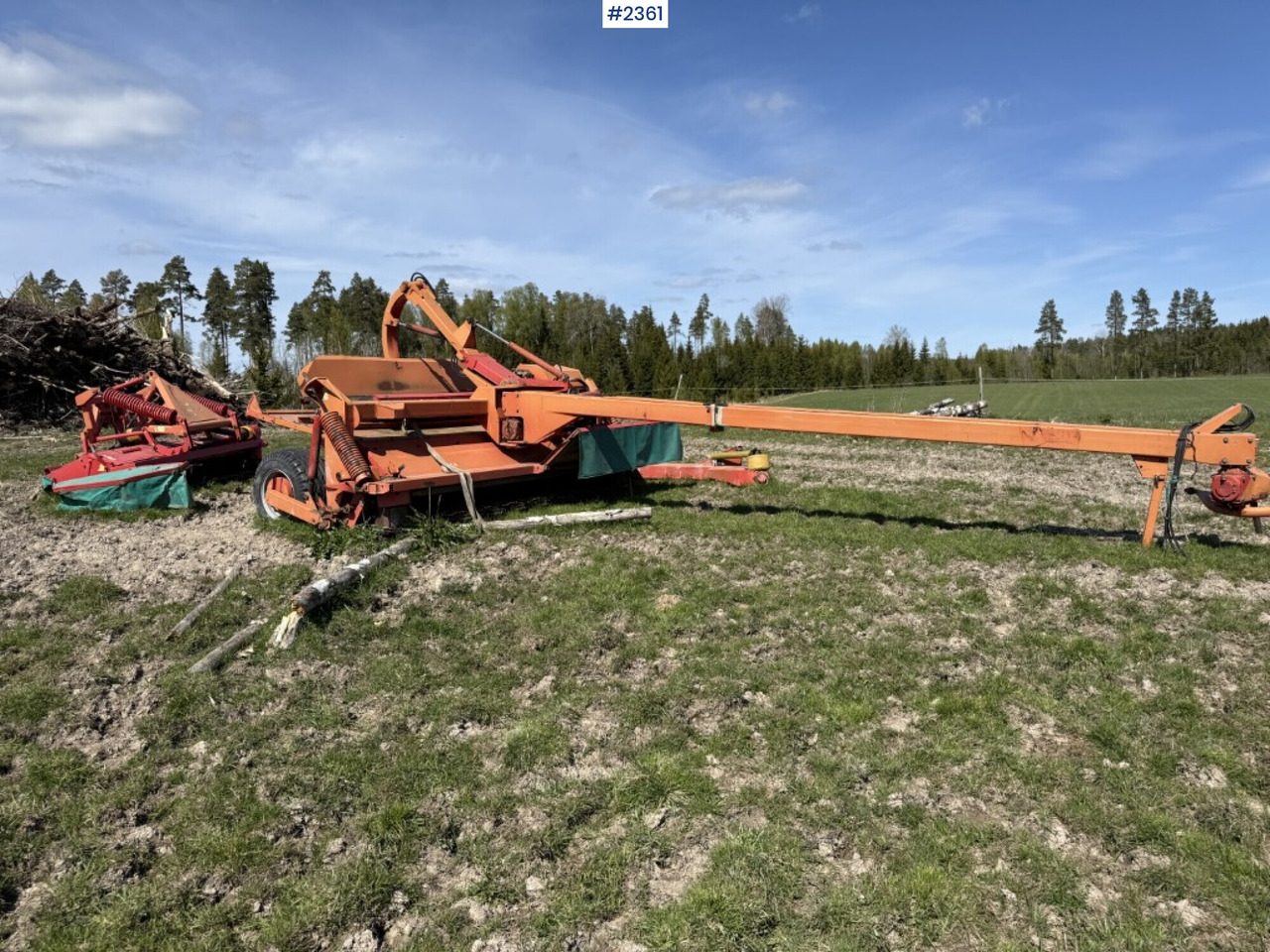 Crusher Kverneland Taarup 4040C with rake - 건초 및 목초 장비 : 사진 2 Crusher Kverneland Taarup 4040C with rake - 건초 및 목초 장비 : 사진 2