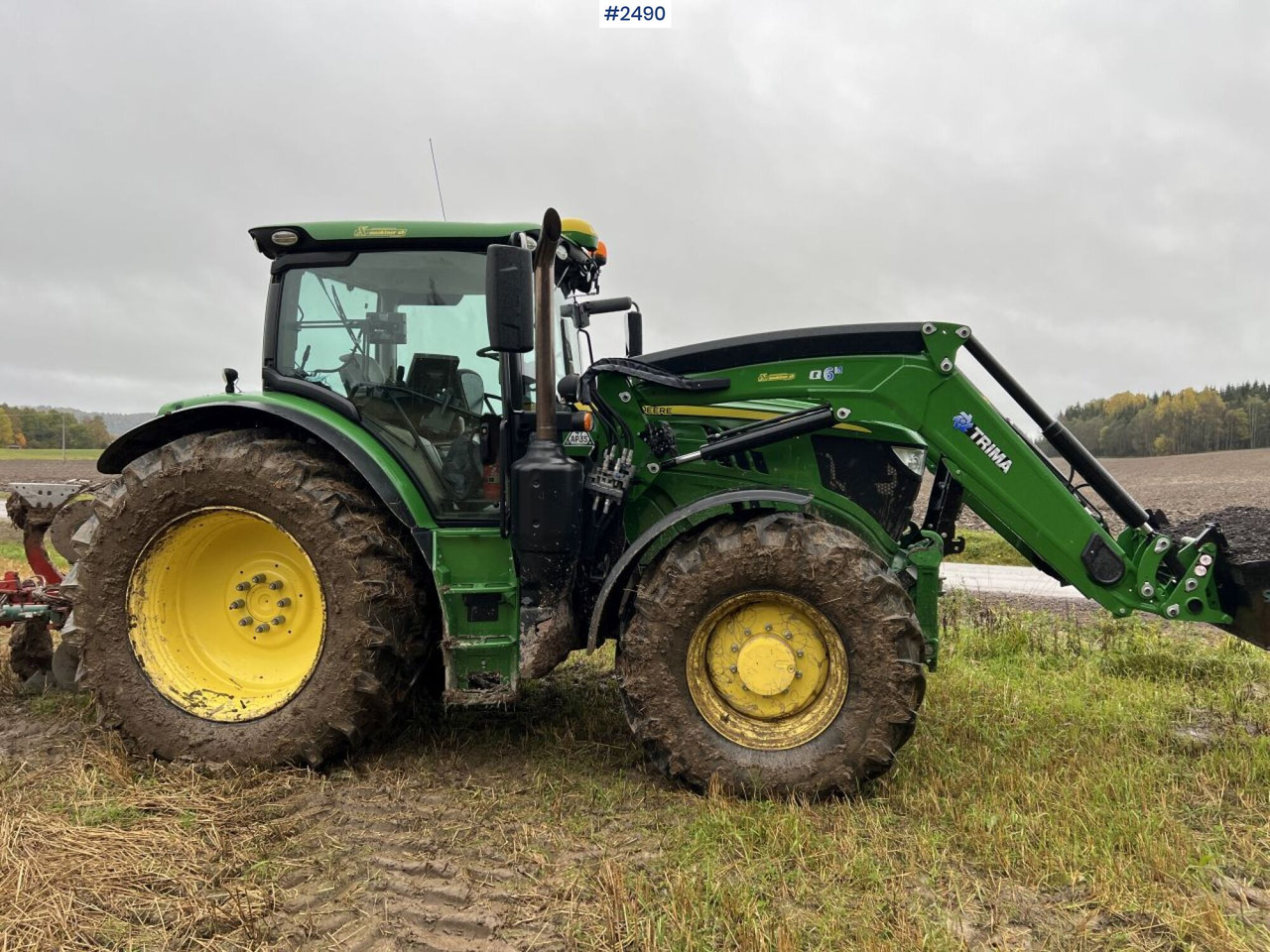 JOHN DEERE 6155R Agricultural tractor - 장궤형 트랙터 : 사진 3 JOHN DEERE 6155R Agricultural tractor - 장궤형 트랙터 : 사진 3