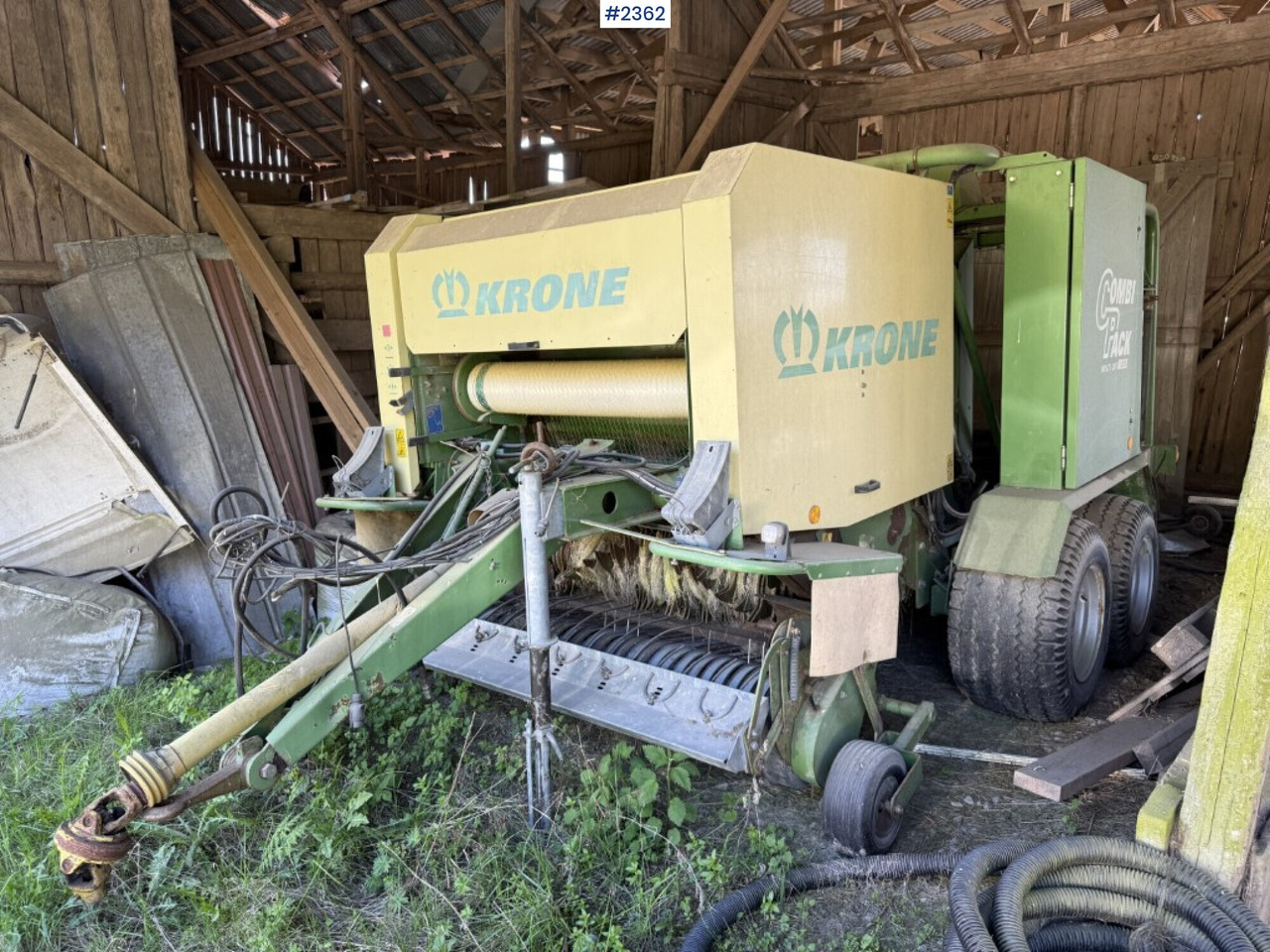 Krone Combi pack Multi-Cut 1250 round baler - 건초 및 목초 장비 : 사진 1 Krone Combi pack Multi-Cut 1250 round baler - 건초 및 목초 장비 : 사진 1