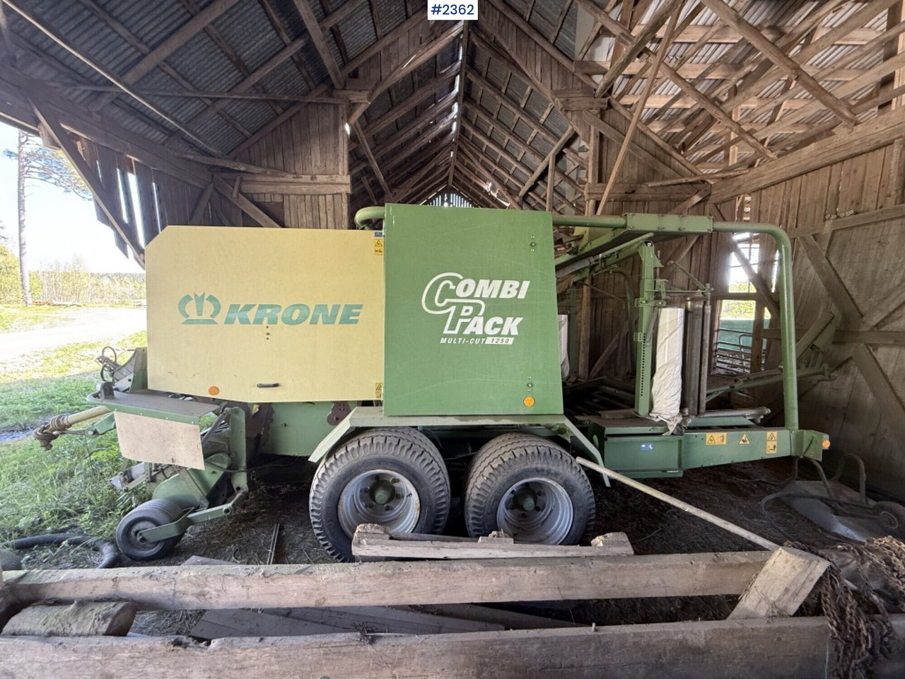 Krone Combi pack Multi-Cut 1250 round baler - 건초 및 목초 장비 : 사진 2 Krone Combi pack Multi-Cut 1250 round baler - 건초 및 목초 장비 : 사진 2