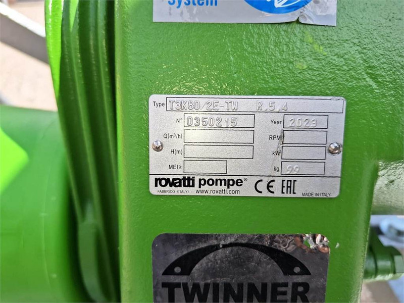 Rovatti T3K80/2E PTO pomp op bok - 트랙터 탑재 스프레이 : 사진 5 Rovatti T3K80/2E PTO pomp op bok - 트랙터 탑재 스프레이 : 사진 5