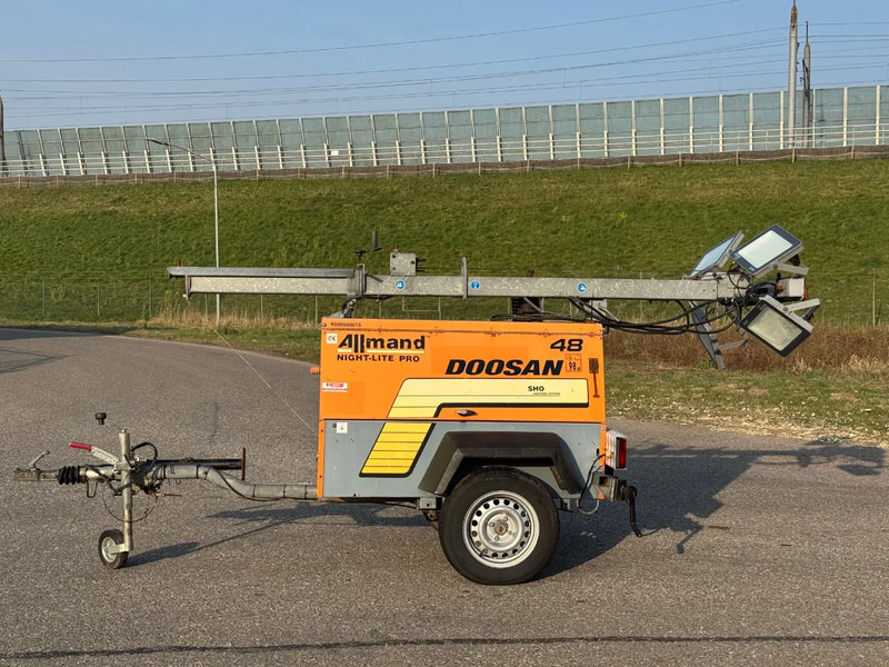 Doosan Allmand Night-Light Pro mobiele lichtmast LED - 조명 타워 : 사진 3 Doosan Allmand Night-Light Pro mobiele lichtmast LED - 조명 타워 : 사진 3