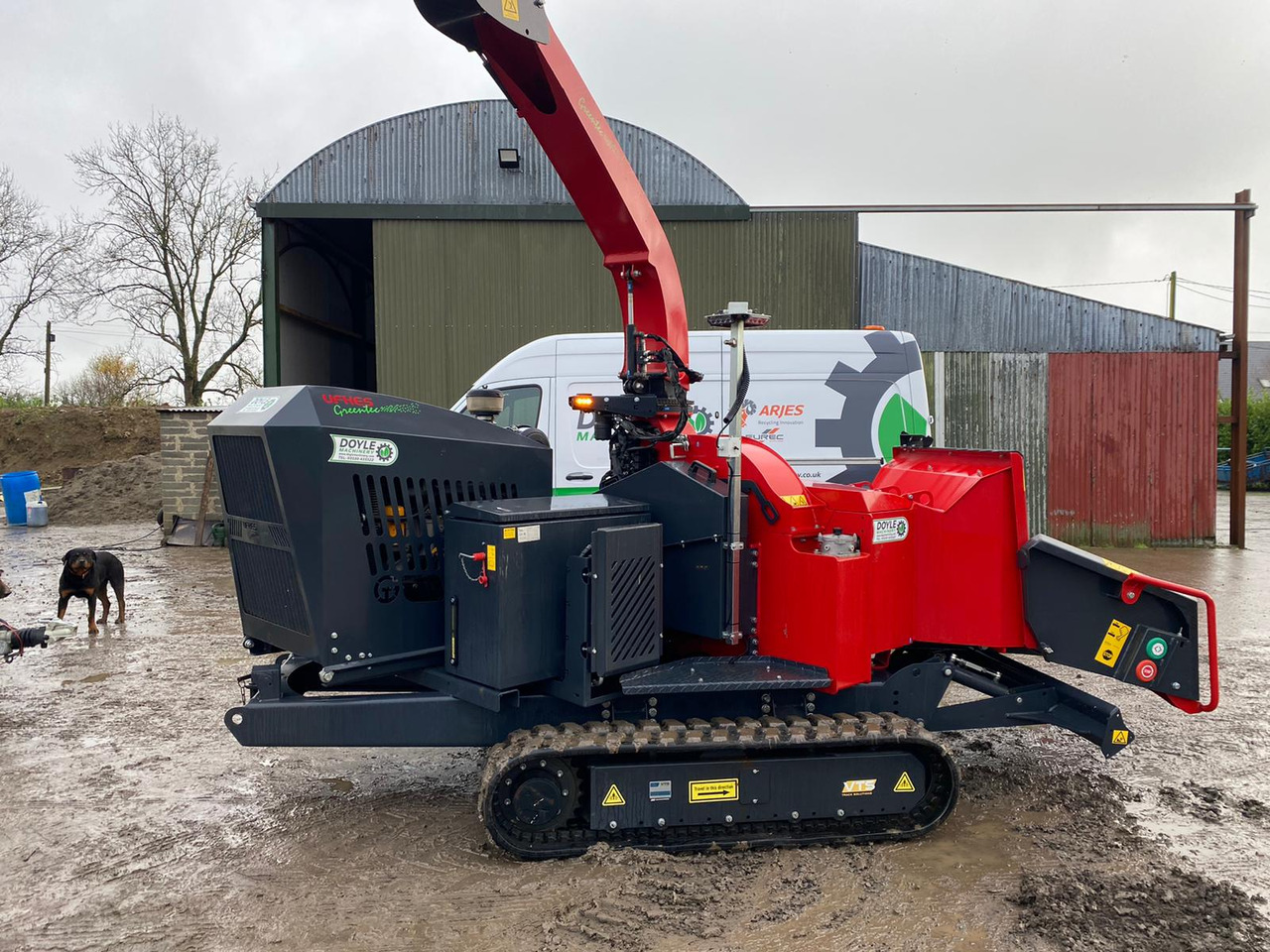 UFKES Greentec Cheetah 30 Tracked - 톱밥 제조기 : 사진 4 UFKES Greentec Cheetah 30 Tracked - 톱밥 제조기 : 사진 4