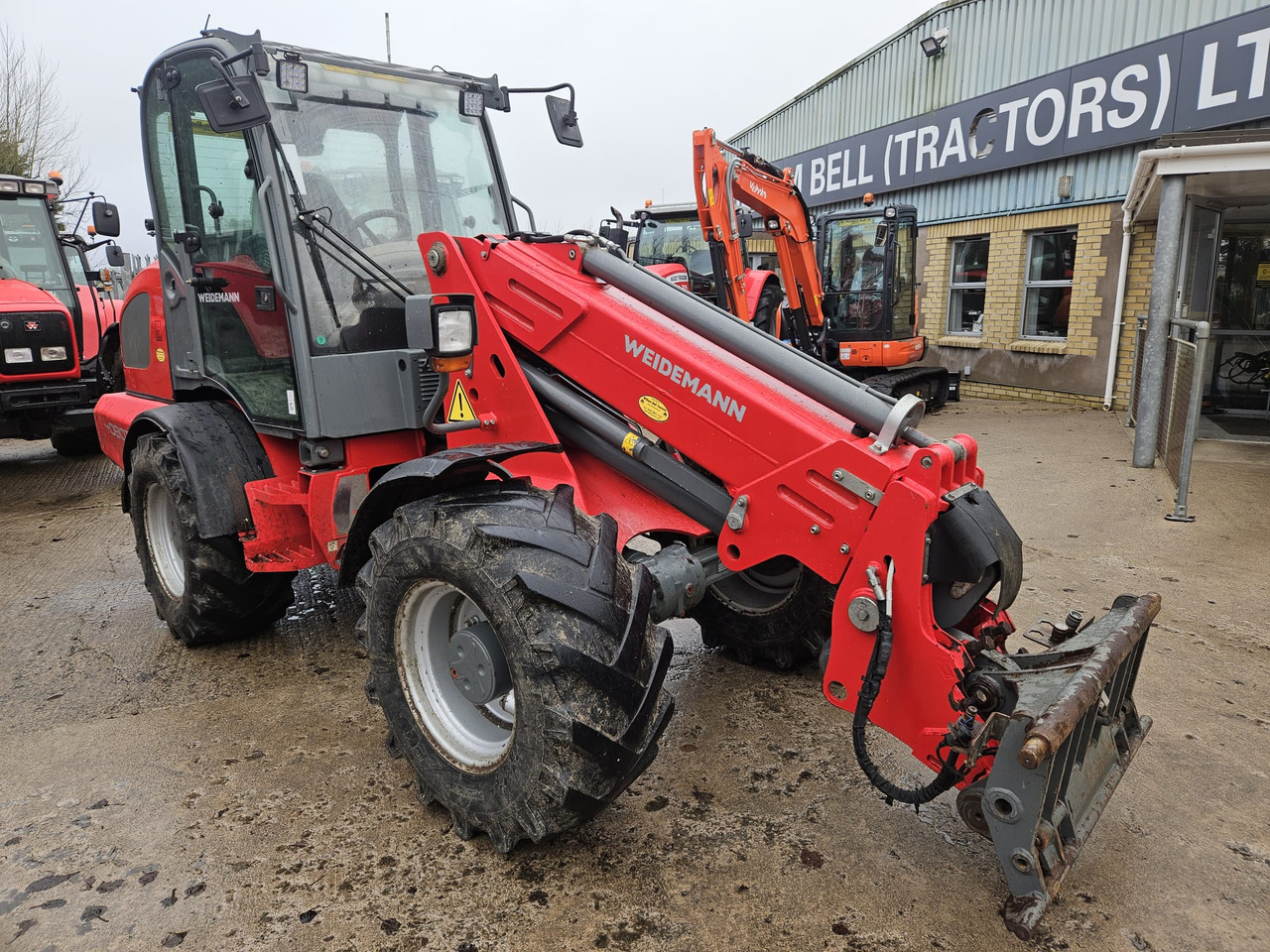 2016 Weidemann 4080T, 3313 hours - 망원형 휠 로더 : 사진 1 2016 Weidemann 4080T, 3313 hours - 망원형 휠 로더 : 사진 1