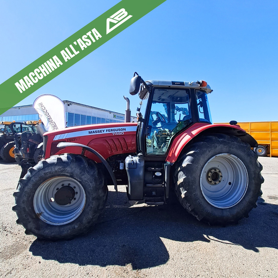 장궤형 트랙터 MASSEY FERGUSON 7480 DYNA-VT - ASTA AGRIBERTOCCHI : 사진 9