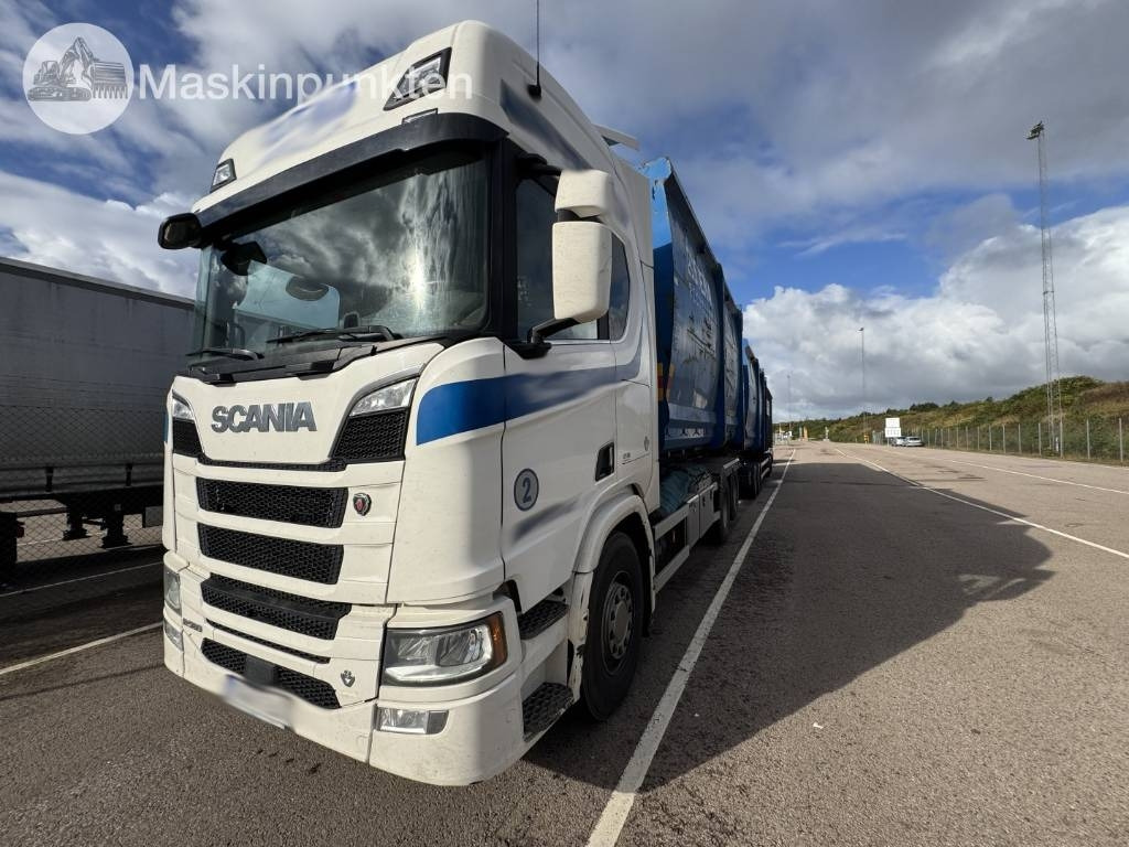Scania R 580 EKIPAGE - 후크 리프트 트럭 : 사진 1 Scania R 580 EKIPAGE - 후크 리프트 트럭 : 사진 1