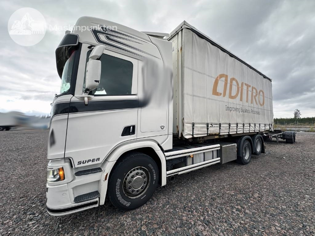 Scania R 580 - 컨테이너 운반 장치/ 스와프 보디 트럭 : 사진 2 Scania R 580 - 컨테이너 운반 장치/ 스와프 보디 트럭 : 사진 2
