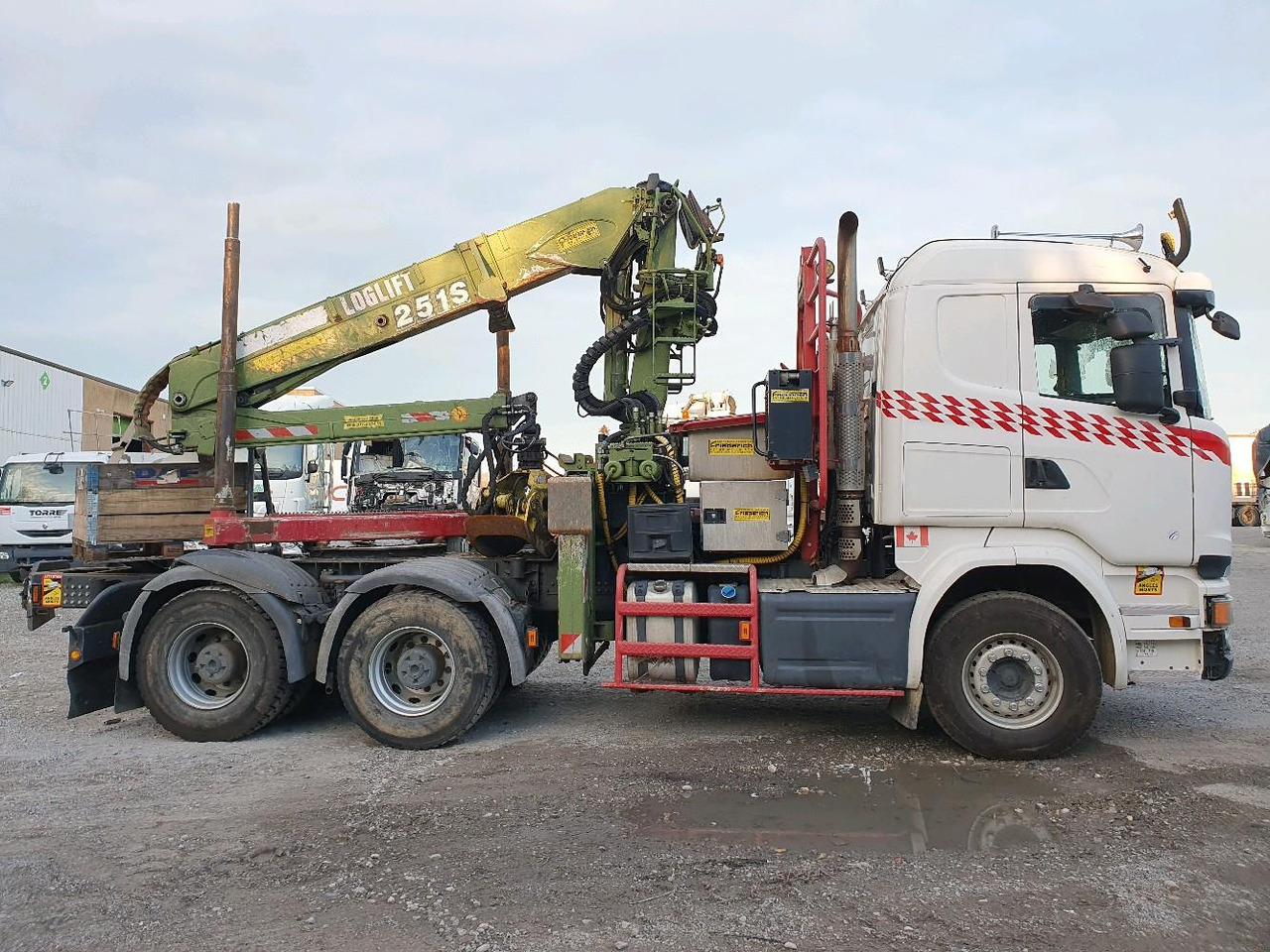 SCANIA R 580 FOREST GRUE - 트랙터 유닛 : 사진 3 SCANIA R 580 FOREST GRUE - 트랙터 유닛 : 사진 3