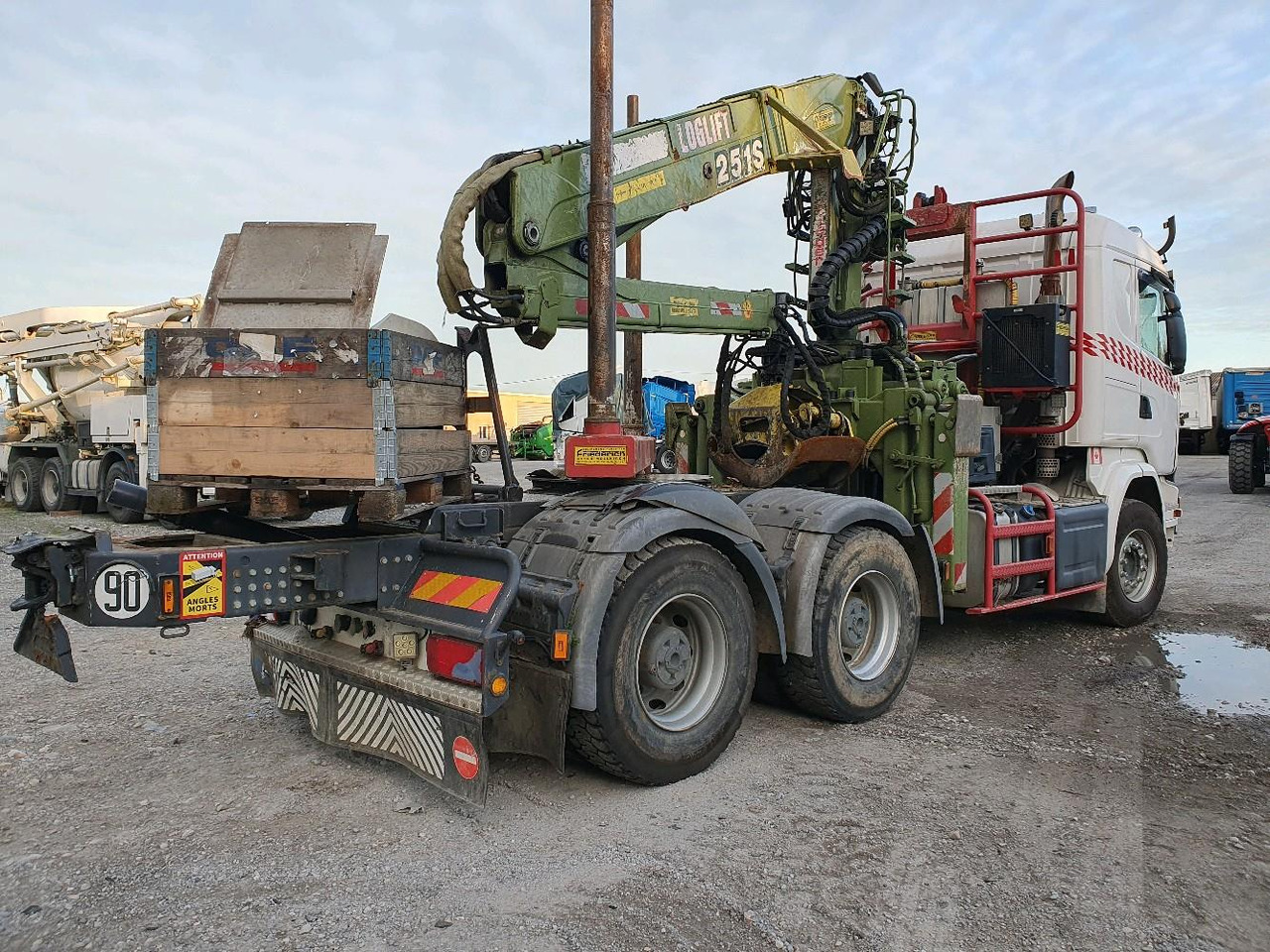 SCANIA R 580 FOREST GRUE - 트랙터 유닛 : 사진 4 SCANIA R 580 FOREST GRUE - 트랙터 유닛 : 사진 4