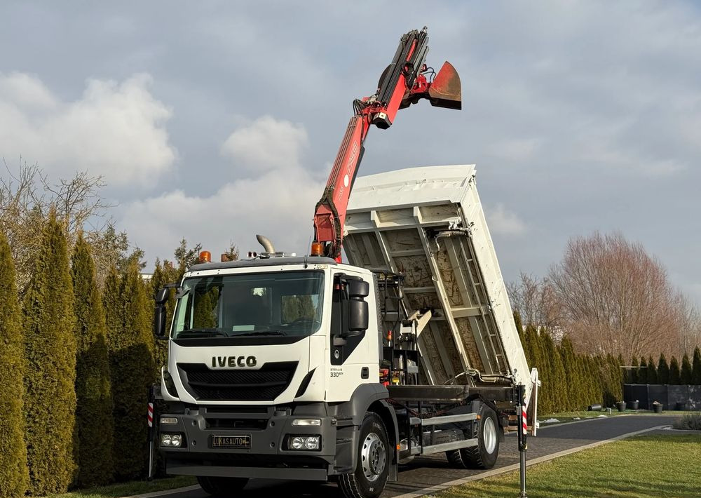 Iveco STRALIS 330 / 4x2 / FASSI F135 / WYWROTKA - 덤프트럭 : 사진 1 Iveco STRALIS 330 / 4x2 / FASSI F135 / WYWROTKA - 덤프트럭 : 사진 1