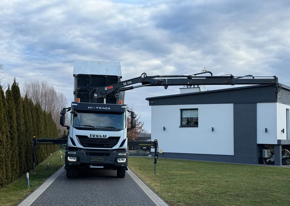Iveco TRAKKER 450 6X4 PODWÓJNA HYDRO-BURTA HIAB 104 - 크레인 트럭, 덤프트럭 : 사진 1 Iveco TRAKKER 450 6X4 PODWÓJNA HYDRO-BURTA HIAB 104 - 크레인 트럭, 덤프트럭 : 사진 1