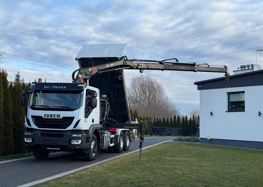 Iveco TRAKKER 450 6X4 PODWÓJNA HYDRO-BURTA HIAB 104 - 덤프트럭 : 사진 1 Iveco TRAKKER 450 6X4 PODWÓJNA HYDRO-BURTA HIAB 104 - 덤프트럭 : 사진 1