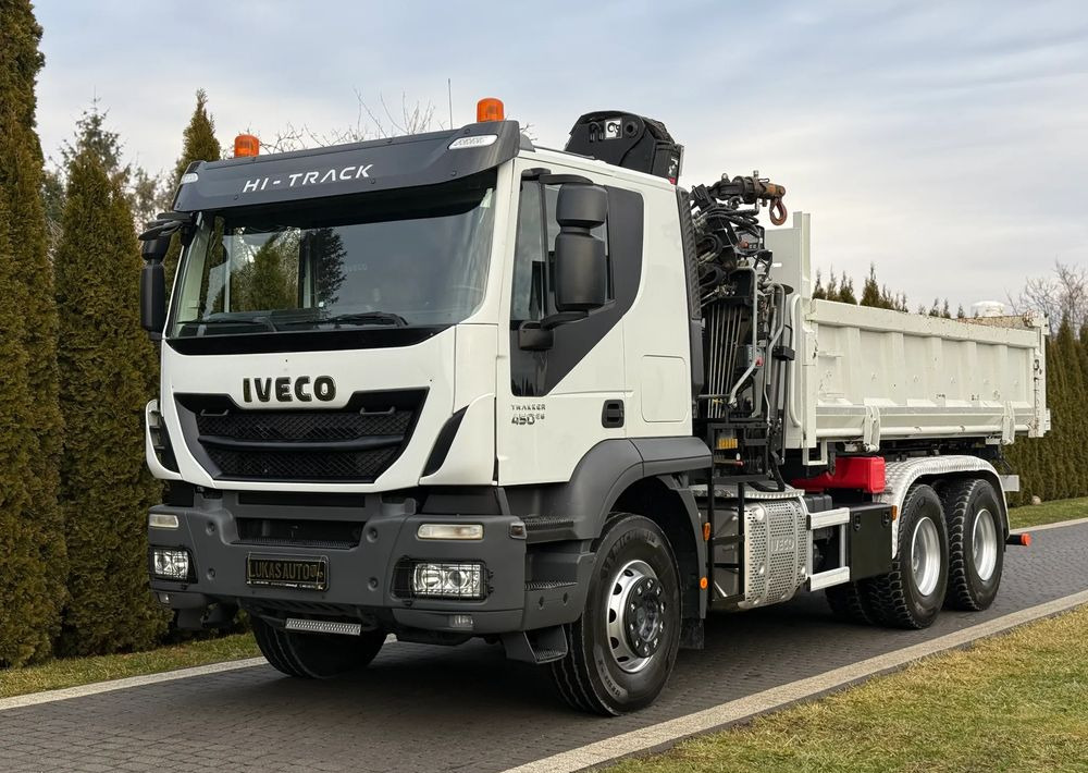 Iveco TRAKKER 450 6X4 PODWÓJNA HYDRO-BURTA HIAB 104 - 크레인 트럭, 덤프트럭 : 사진 5 Iveco TRAKKER 450 6X4 PODWÓJNA HYDRO-BURTA HIAB 104 - 크레인 트럭, 덤프트럭 : 사진 5