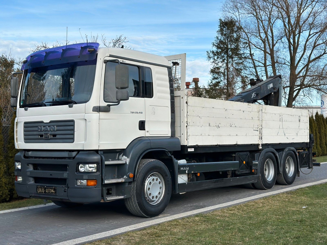MAN TGA 26.410 6x4 HIAB MANUAL - 크레인 트럭 : 사진 2 MAN TGA 26.410 6x4 HIAB MANUAL - 크레인 트럭 : 사진 2