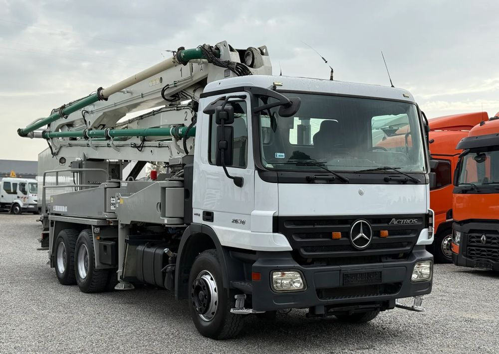 Mercedes-Benz ACTROS 2636 6X4 36 M WAITZINGER - 콘크리트 펌프 트럭 : 사진 3 Mercedes-Benz ACTROS 2636 6X4 36 M WAITZINGER - 콘크리트 펌프 트럭 : 사진 3