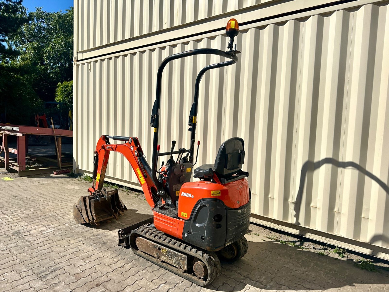Kubota K008-3 / 2021 BJ / 725 H / 4 x Löffel - 미니 굴삭기 : 사진 3 Kubota K008-3 / 2021 BJ / 725 H / 4 x Löffel - 미니 굴삭기 : 사진 3