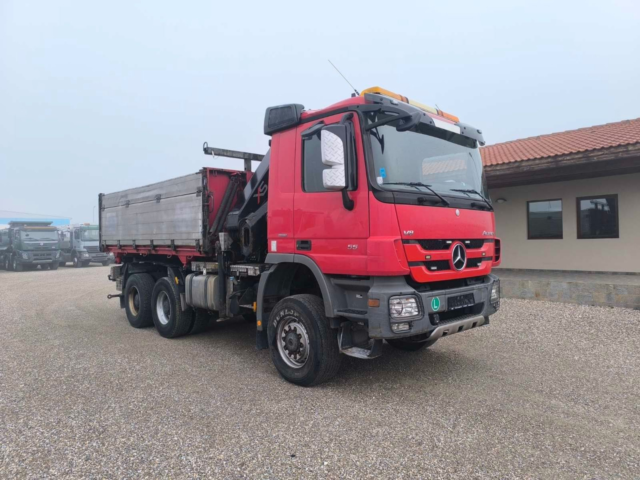 Mercedes-Benz ACTROS 3355 V8 6X6 HIAB 211 EP-5 HIPRO - 덤프트럭, 크레인 트럭 : 사진 1 Mercedes-Benz ACTROS 3355 V8 6X6 HIAB 211 EP-5 HIPRO - 덤프트럭, 크레인 트럭 : 사진 1