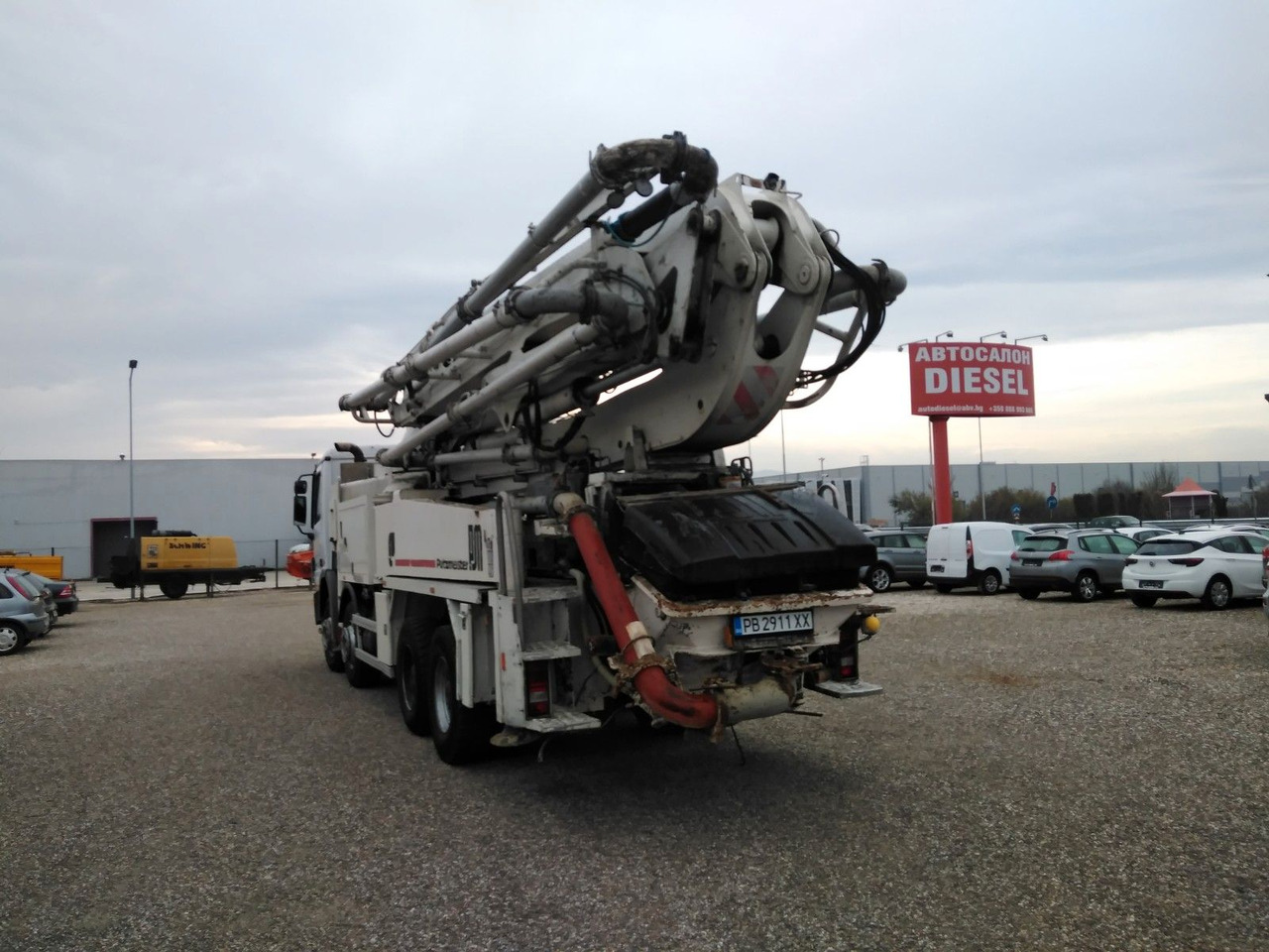 Mercedes-Benz ACTROS 4144 PUTZMEISTER M42 - 콘크리트 펌프 트럭 : 사진 5 Mercedes-Benz ACTROS 4144 PUTZMEISTER M42 - 콘크리트 펌프 트럭 : 사진 5
