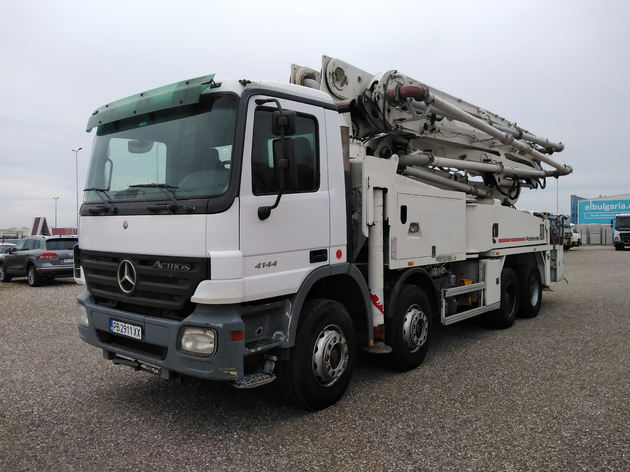 Mercedes-Benz ACTROS 4144 PUTZMEISTER M42 - 콘크리트 펌프 트럭 : 사진 3 Mercedes-Benz ACTROS 4144 PUTZMEISTER M42 - 콘크리트 펌프 트럭 : 사진 3