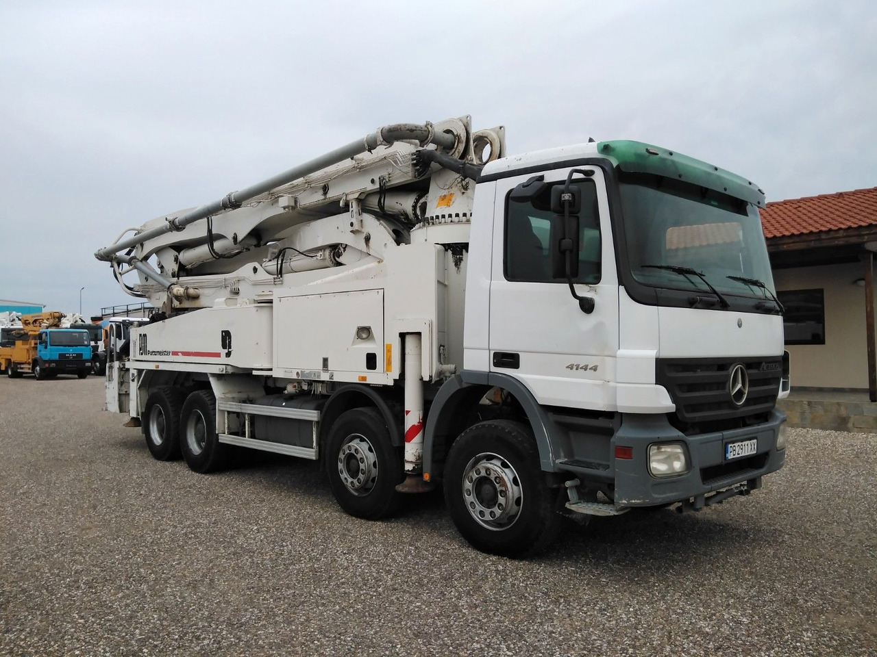 Mercedes-Benz ACTROS 4144 PUTZMEISTER M42 - 콘크리트 펌프 트럭 : 사진 1 Mercedes-Benz ACTROS 4144 PUTZMEISTER M42 - 콘크리트 펌프 트럭 : 사진 1