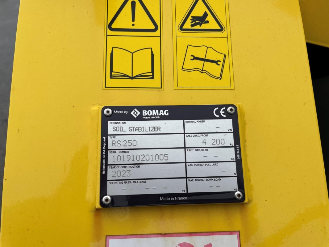 BOMAG DE RS 250 - 토양 안정제 : 사진 5 BOMAG DE RS 250 - 토양 안정제 : 사진 5