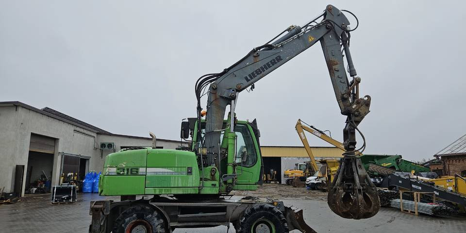 Koparka kołowa Liebherr A 316 Litronic chwytak podpory pług - 휠 굴삭기 : 사진 4 Koparka kołowa Liebherr A 316 Litronic chwytak podpory pług - 휠 굴삭기 : 사진 4