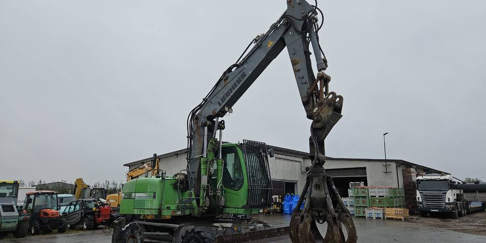 Koparka kołowa Liebherr A 316 Litronic chwytak podpory pług - 휠 굴삭기 : 사진 3 Koparka kołowa Liebherr A 316 Litronic chwytak podpory pług - 휠 굴삭기 : 사진 3