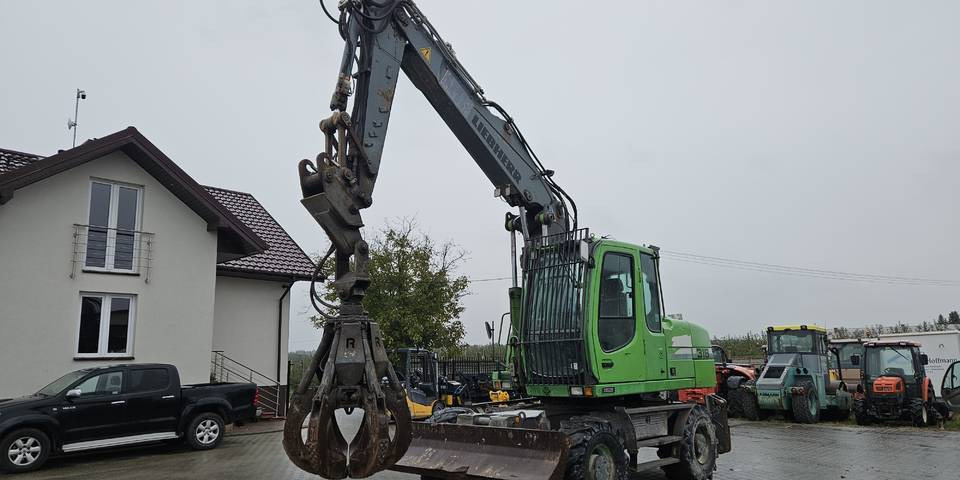 Koparka kołowa Liebherr A 316 Litronic chwytak podpory pług - 휠 굴삭기 : 사진 2 Koparka kołowa Liebherr A 316 Litronic chwytak podpory pług - 휠 굴삭기 : 사진 2