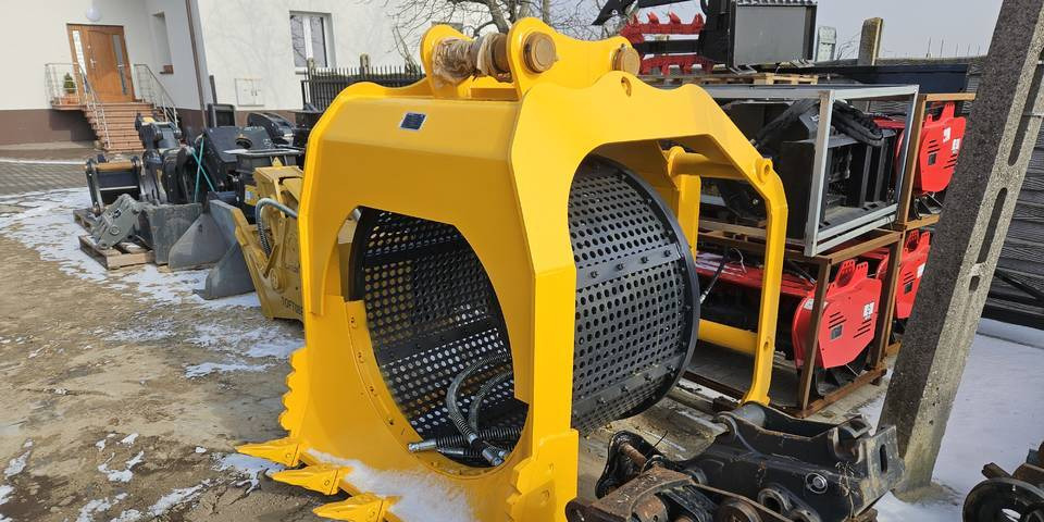 Łyżka przesiewająca obrotowa do koparki Solmek MSB-18 - 버킷 건설기계 용 : 사진 3 Łyżka przesiewająca obrotowa do koparki Solmek MSB-18 - 버킷 건설기계 용 : 사진 3