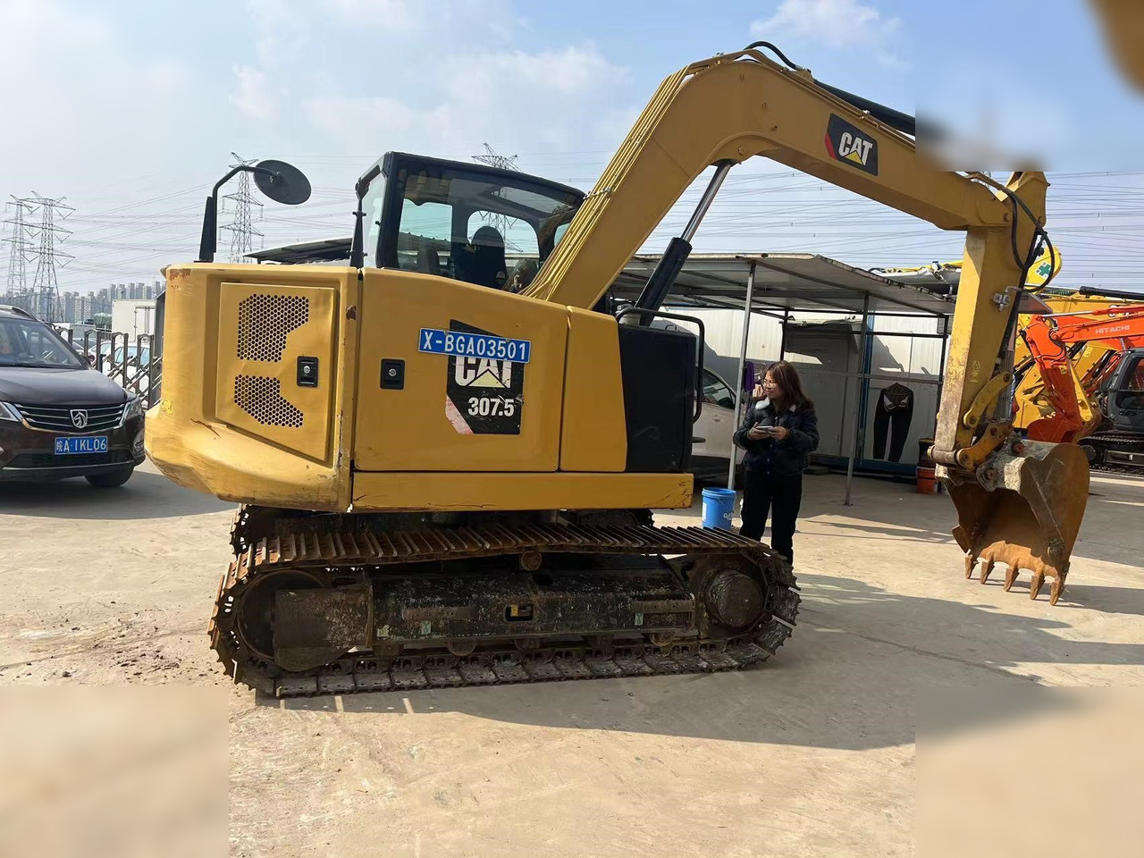 CATERPILLAR 307.5 - 크롤러 굴삭기 : 사진 3 CATERPILLAR 307.5 - 크롤러 굴삭기 : 사진 3