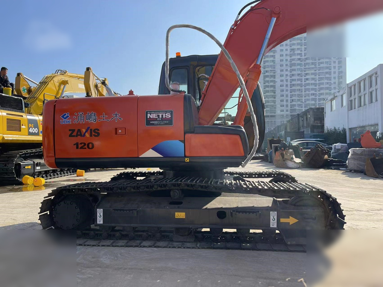 HITACHI ZX120 - 크롤러 굴삭기 : 사진 5 HITACHI ZX120 - 크롤러 굴삭기 : 사진 5