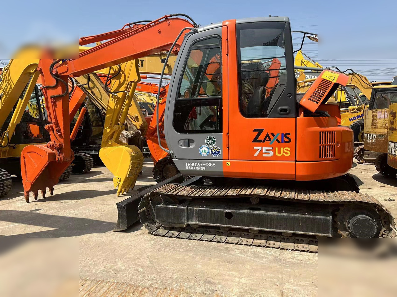 HITACHI ZX75US - 크롤러 굴삭기 : 사진 4 HITACHI ZX75US - 크롤러 굴삭기 : 사진 4