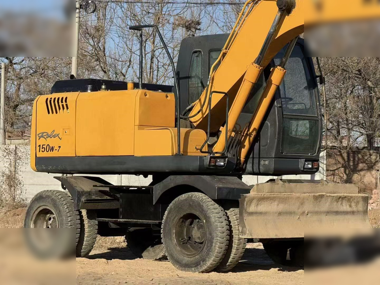 HYUNDAI ROBEX 150W-7A - 휠 굴삭기 : 사진 4 HYUNDAI ROBEX 150W-7A - 휠 굴삭기 : 사진 4