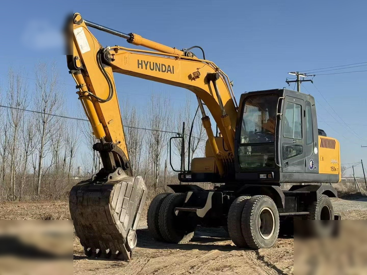 HYUNDAI ROBEX 150W-7A - 휠 굴삭기 : 사진 3 HYUNDAI ROBEX 150W-7A - 휠 굴삭기 : 사진 3