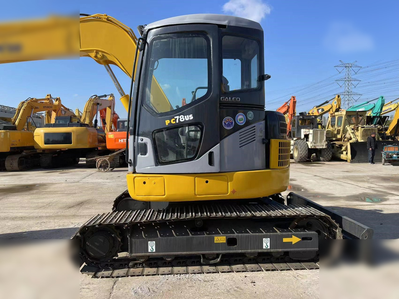 KOMATSU PC78US-6N0 - 크롤러 굴삭기 : 사진 1 KOMATSU PC78US-6N0 - 크롤러 굴삭기 : 사진 1