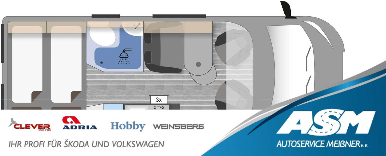 Clever Celebration 600 MJ 24*KLIMAAUTOMATIK*ACC*SOFORT* - 캠핑 밴 : 사진 1 Clever Celebration 600 MJ 24*KLIMAAUTOMATIK*ACC*SOFORT* - 캠핑 밴 : 사진 1