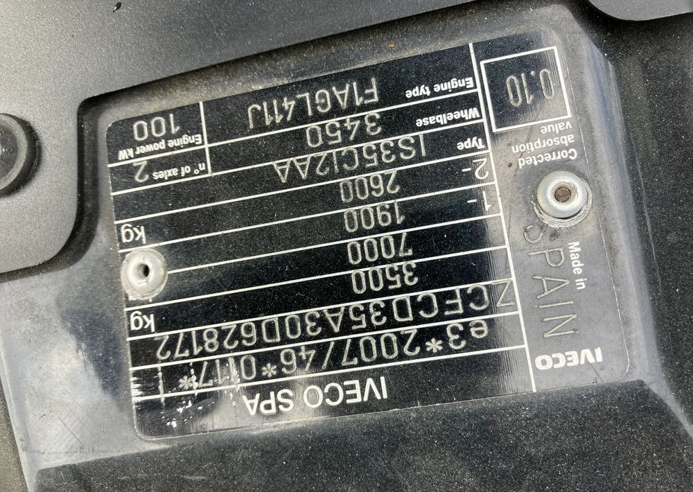 Iveco DAILY 35C14 ramo do zabudowy kiper wywrotka - 캡 새시 트럭 : 사진 5 Iveco DAILY 35C14 ramo do zabudowy kiper wywrotka - 캡 새시 트럭 : 사진 5