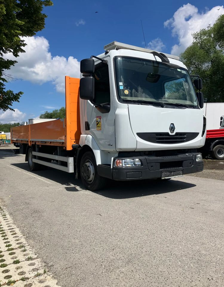 Renault Midlum 180 dxi burtówka skrzynia paka - 드롭사이드/ 플랫베드 트럭 : 사진 2 Renault Midlum 180 dxi burtówka skrzynia paka - 드롭사이드/ 플랫베드 트럭 : 사진 2
