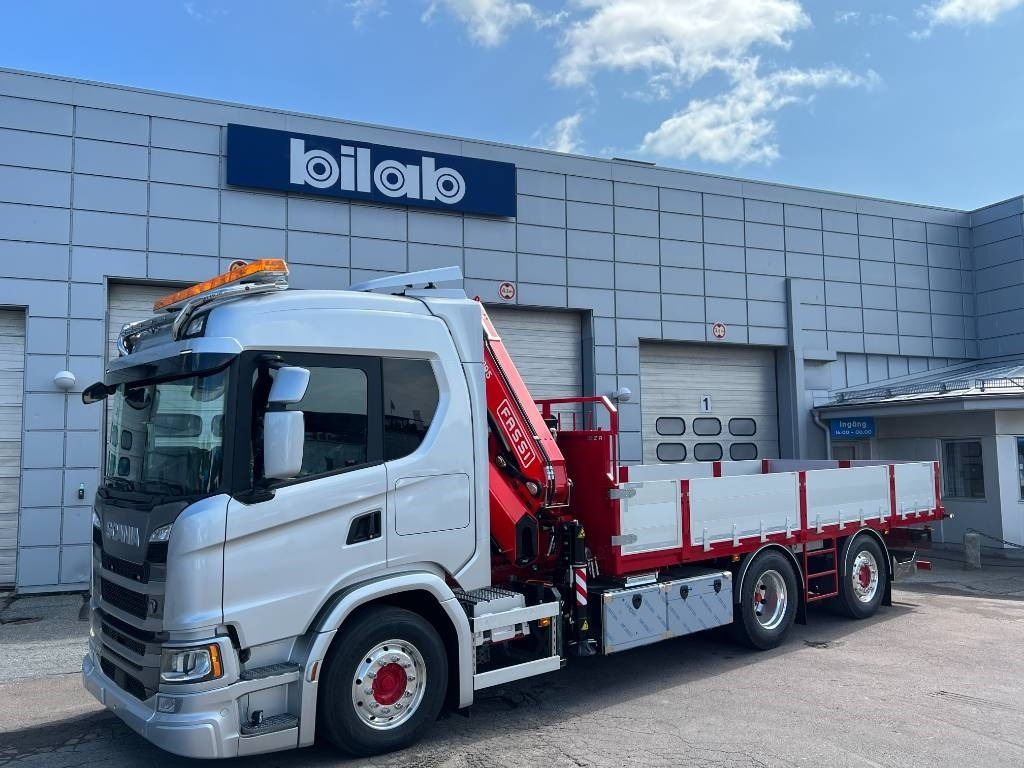 Scania G 360 6x2*4 Brädgårdsbil - 크레인 트럭 : 사진 1 Scania G 360 6x2*4 Brädgårdsbil - 크레인 트럭 : 사진 1